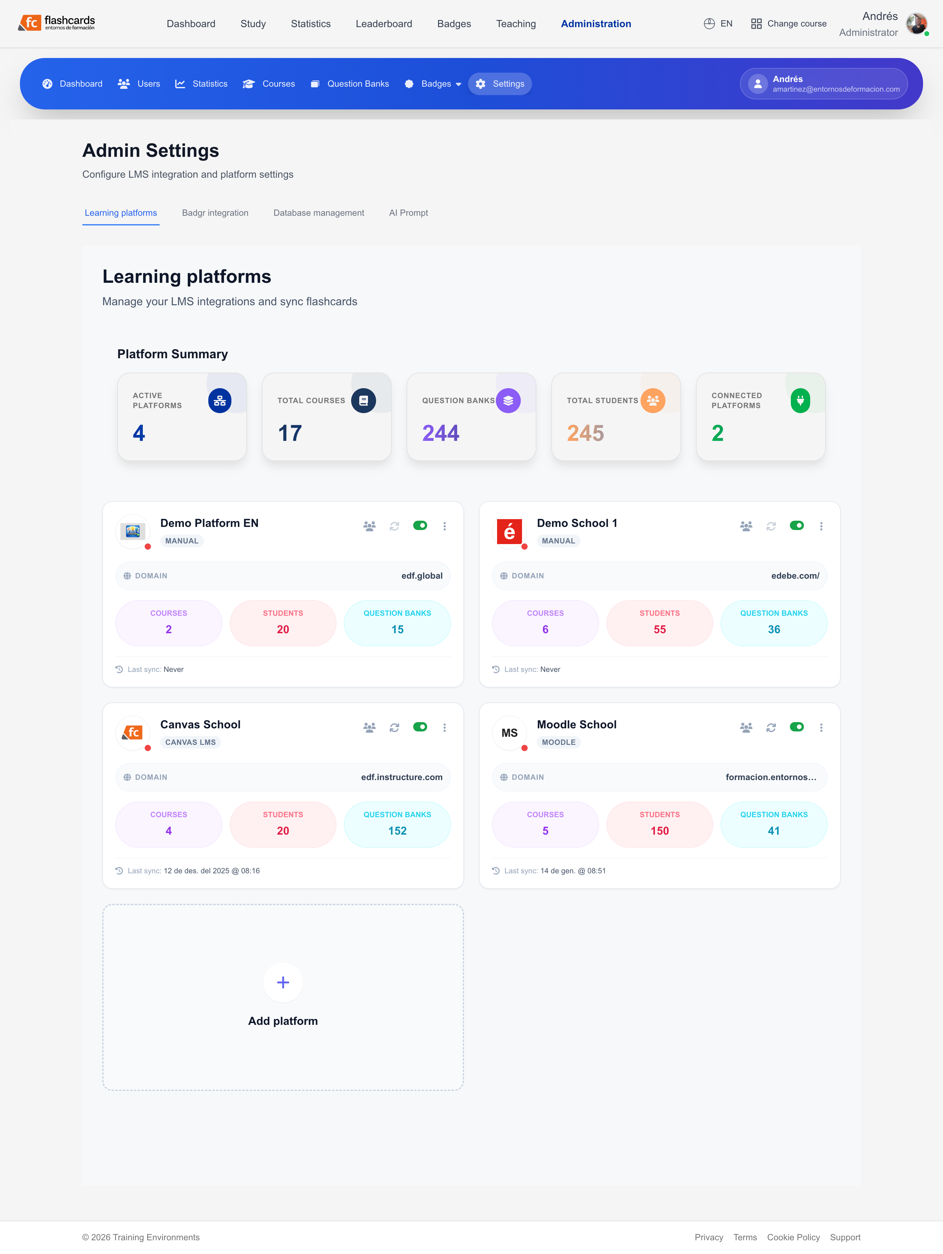 Multi-tenant governance